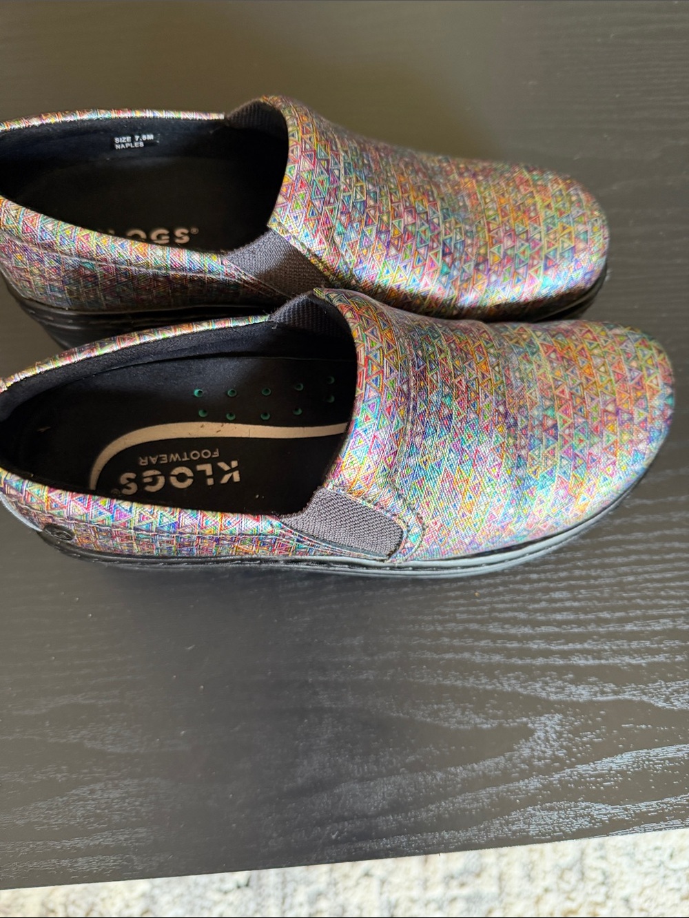 Klogs Women Multicolor Woven Slip-On Sneakers